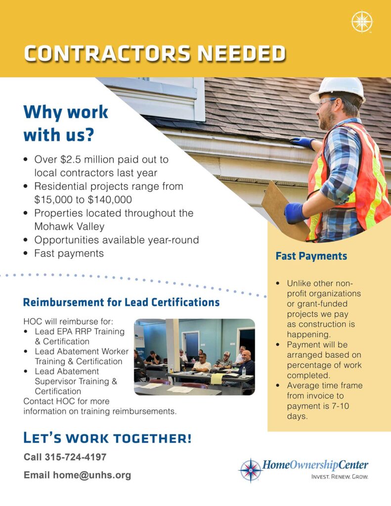 Contractors Needed APPLY NOW